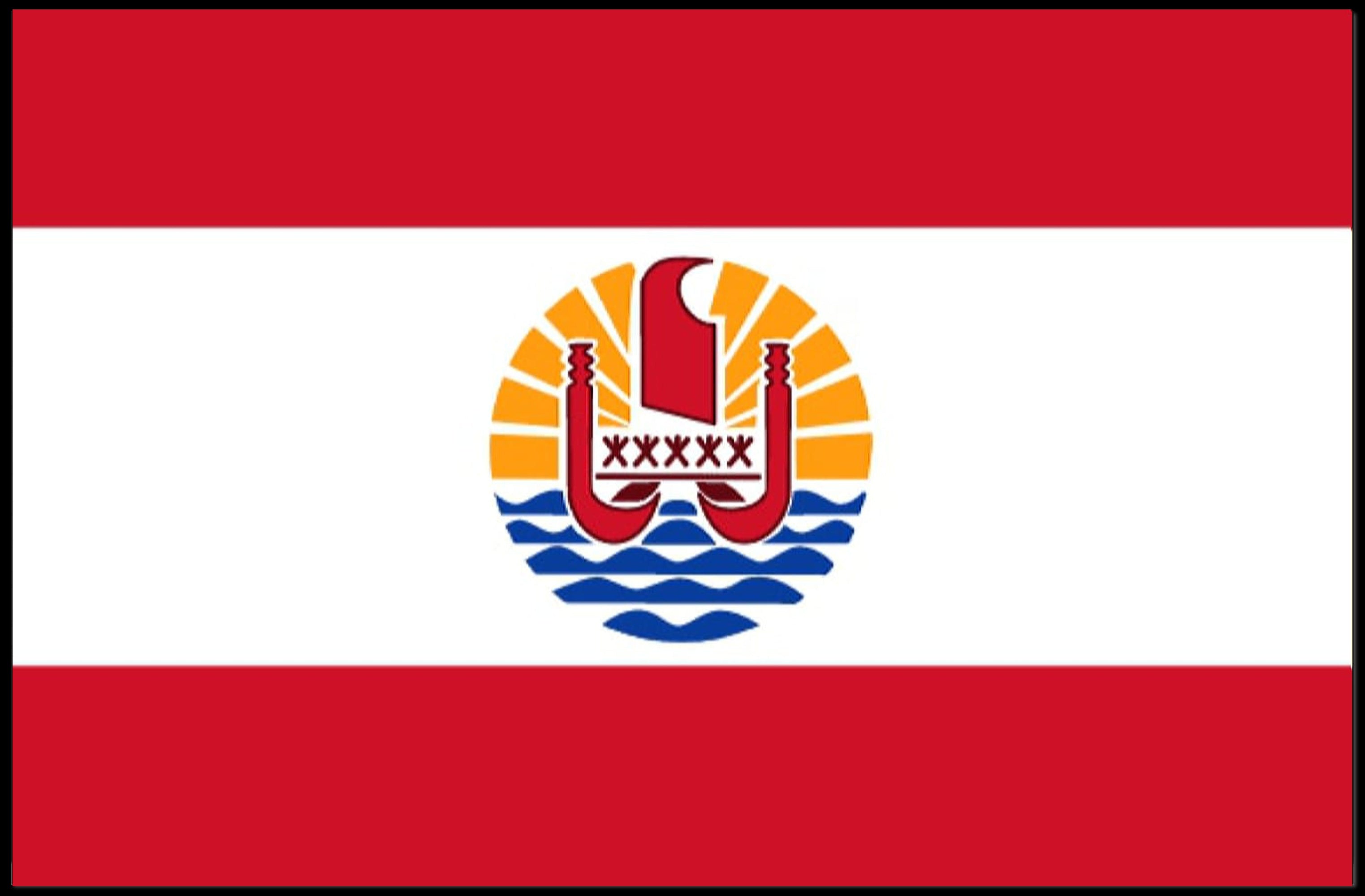 French Polynesia Flag Cultural or Heritage Poster PosterGoat