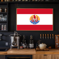 French Polynesia Flag Cultural or Heritage Poster PosterGoat