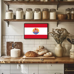 French Polynesia Flag Cultural or Heritage Poster PosterGoat