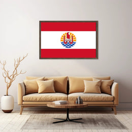 French Polynesia Flag Cultural or Heritage Poster PosterGoat