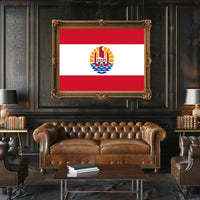 French Polynesia Flag Cultural or Heritage Poster PosterGoat