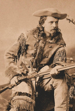 Frontier Explorer Sepia Tone Historical Poster Print PosterGoat