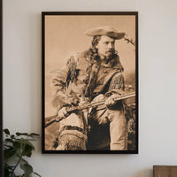 Frontier Explorer Sepia Tone Historical Poster Print PosterGoat