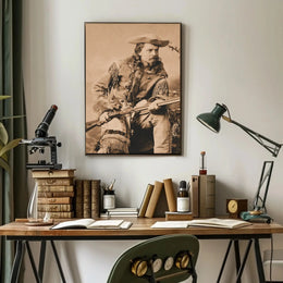 Frontier Explorer Sepia Tone Historical Poster Print PosterGoat