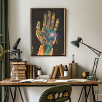 Futuristic Cybernetic Hand Poster: Sci-Fi Innovation Artwork Futuristic Sci-Fi Poster PosterGoat