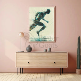 Futuristic Evolution: Dynamic Technological Synergy Sci-Fi Poster PosterGoat
