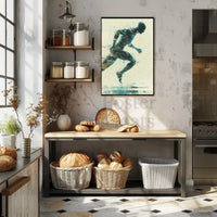 Futuristic Evolution: Dynamic Technological Synergy Sci-Fi Poster PosterGoat