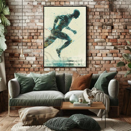 Futuristic Evolution: Dynamic Technological Synergy Sci-Fi Poster PosterGoat