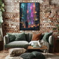 Futuristic Exploration of Knowledge Futuristic Sci-Fi Poster PosterGoat