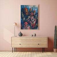 Futuristic Metropolis Artwork: Vibrant Urban or Cityscape Poster PosterGoat