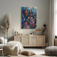 Futuristic Metropolis Artwork: Vibrant Urban or Cityscape Poster PosterGoat