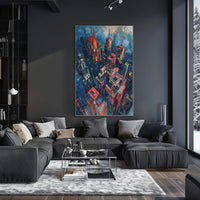 Futuristic Metropolis Artwork: Vibrant Urban or Cityscape Poster PosterGoat