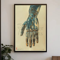 Futuristic Robotic Hand Design Perfect for Sci-Fi Poster PosterGoat