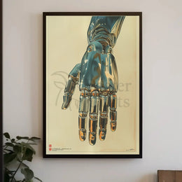 Futuristic Robotic Hand Design Perfect for Sci-Fi Poster PosterGoat