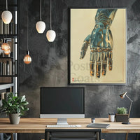 Futuristic Robotic Hand Design Perfect for Sci-Fi Poster PosterGoat