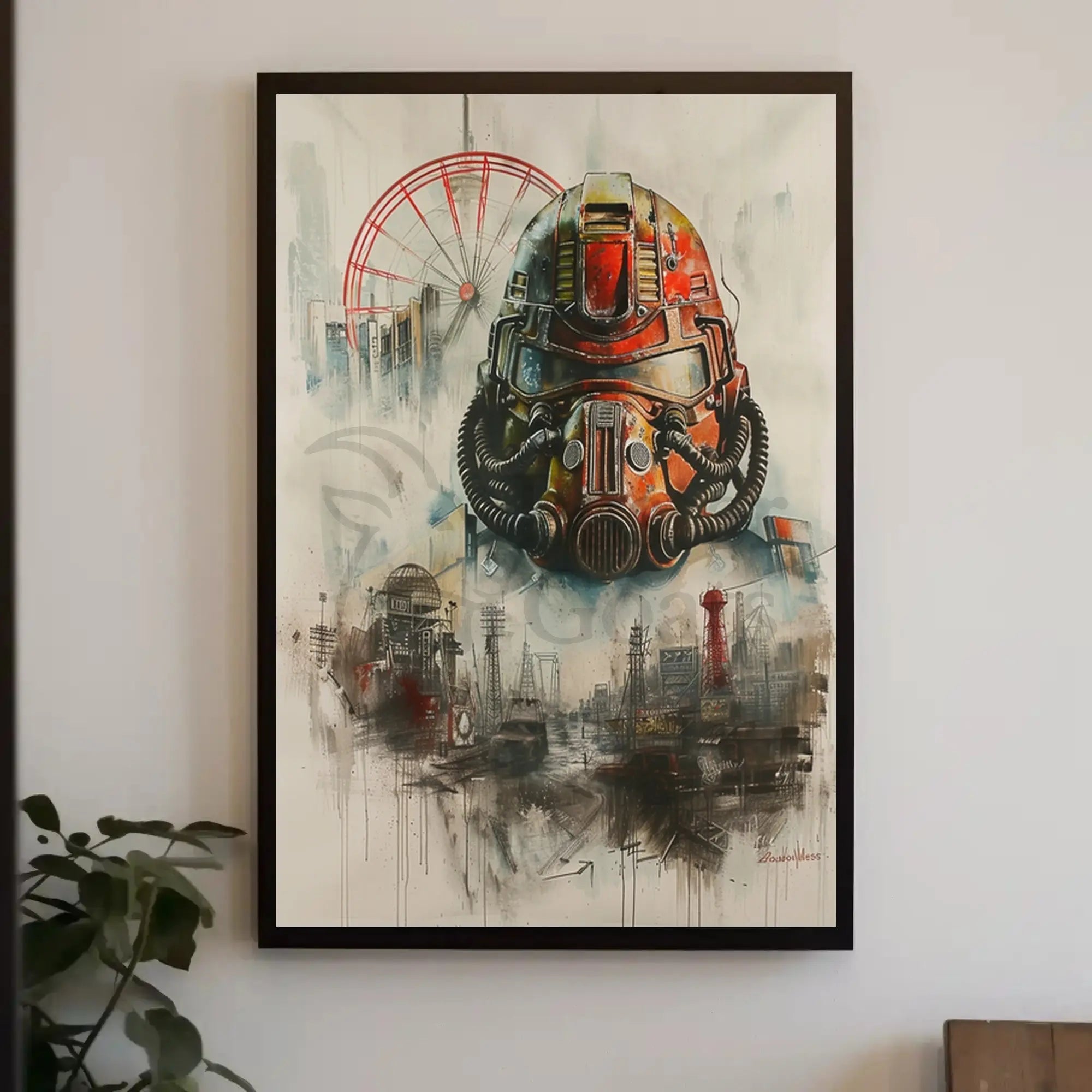 Futuristic Survival Visions in Dystopian Sci-Fi Poster PosterGoat