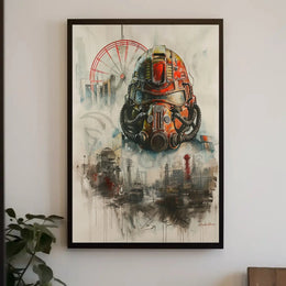 Futuristic Survival Visions in Dystopian Sci-Fi Poster PosterGoat