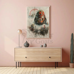 Futuristic Survival Visions in Dystopian Sci-Fi Poster PosterGoat
