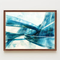 Futuristic Urban Architecture Visionary Urban or Cityscape Poster PosterGoat