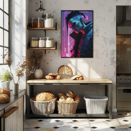 Futuristic Urban Cyberpunk Character Art Futuristic Sci-Fi Poster PosterGoat