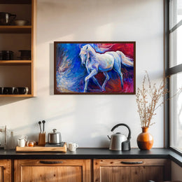 Galloping Elegance: Dynamic Horse Art Animal Poster PosterGoat