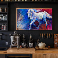 Galloping Elegance: Dynamic Horse Art Animal Poster PosterGoat