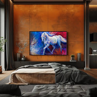 Galloping Elegance: Dynamic Horse Art Animal Poster PosterGoat