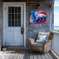 Galloping Elegance: Dynamic Horse Art Animal Poster PosterGoat