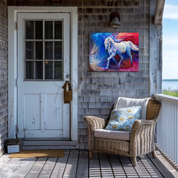 Galloping Elegance: Dynamic Horse Art Animal Poster PosterGoat