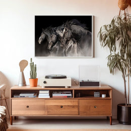 Galloping Horses in Motion: Dynamic Animal Poster PosterGoat