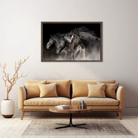 Galloping Horses in Motion: Dynamic Animal Poster PosterGoat
