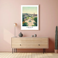 Galway Square Scenic View Travel Poster PosterGoat