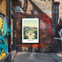 Galway Square Scenic View Travel Poster PosterGoat