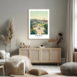 Galway Square Scenic View Travel Poster PosterGoat