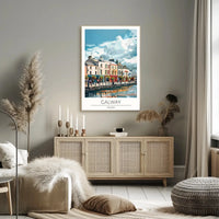 Galway Waterfront View Travel Poster PosterGoat