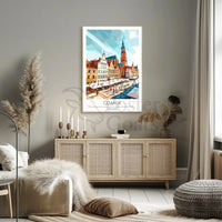Gdansk Architectural Charm Travel Poster PosterGoat
