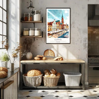 Gdansk Architectural Charm Travel Poster PosterGoat