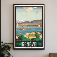 Geneva Scenic Travel Poster PosterGoat