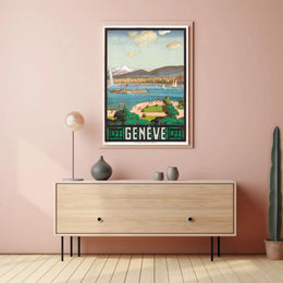Geneva Scenic Travel Poster PosterGoat