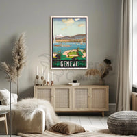 Geneva Scenic Travel Poster PosterGoat