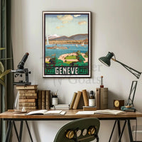 Geneva Scenic Travel Poster PosterGoat