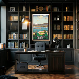 Geneva Scenic Travel Poster PosterGoat
