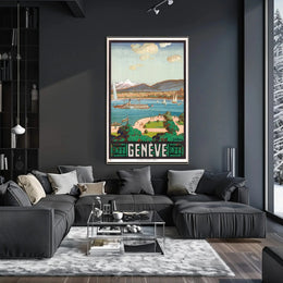 Geneva Scenic Travel Poster PosterGoat