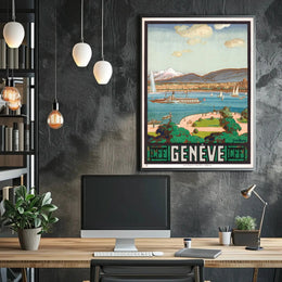 Geneva Scenic Travel Poster PosterGoat