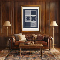 Geometric Abstraction Modern Design Abstract or Artistic Poster PosterGoat