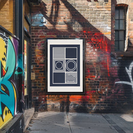 Geometric Abstraction Modern Design Abstract or Artistic Poster PosterGoat