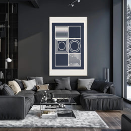 Geometric Abstraction Modern Design Abstract or Artistic Poster PosterGoat