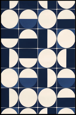 Geometric Symmetry Modern Abstract Art Piece Poster PosterGoat
