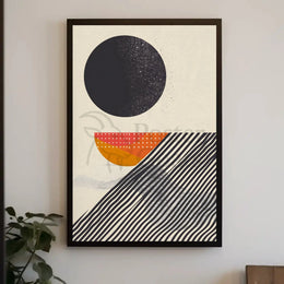 Geometric Symmetry Modern Abstract, Artistic, or Pop Culture Poster PosterGoat
