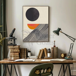 Geometric Symmetry Modern Abstract, Artistic, or Pop Culture Poster PosterGoat
